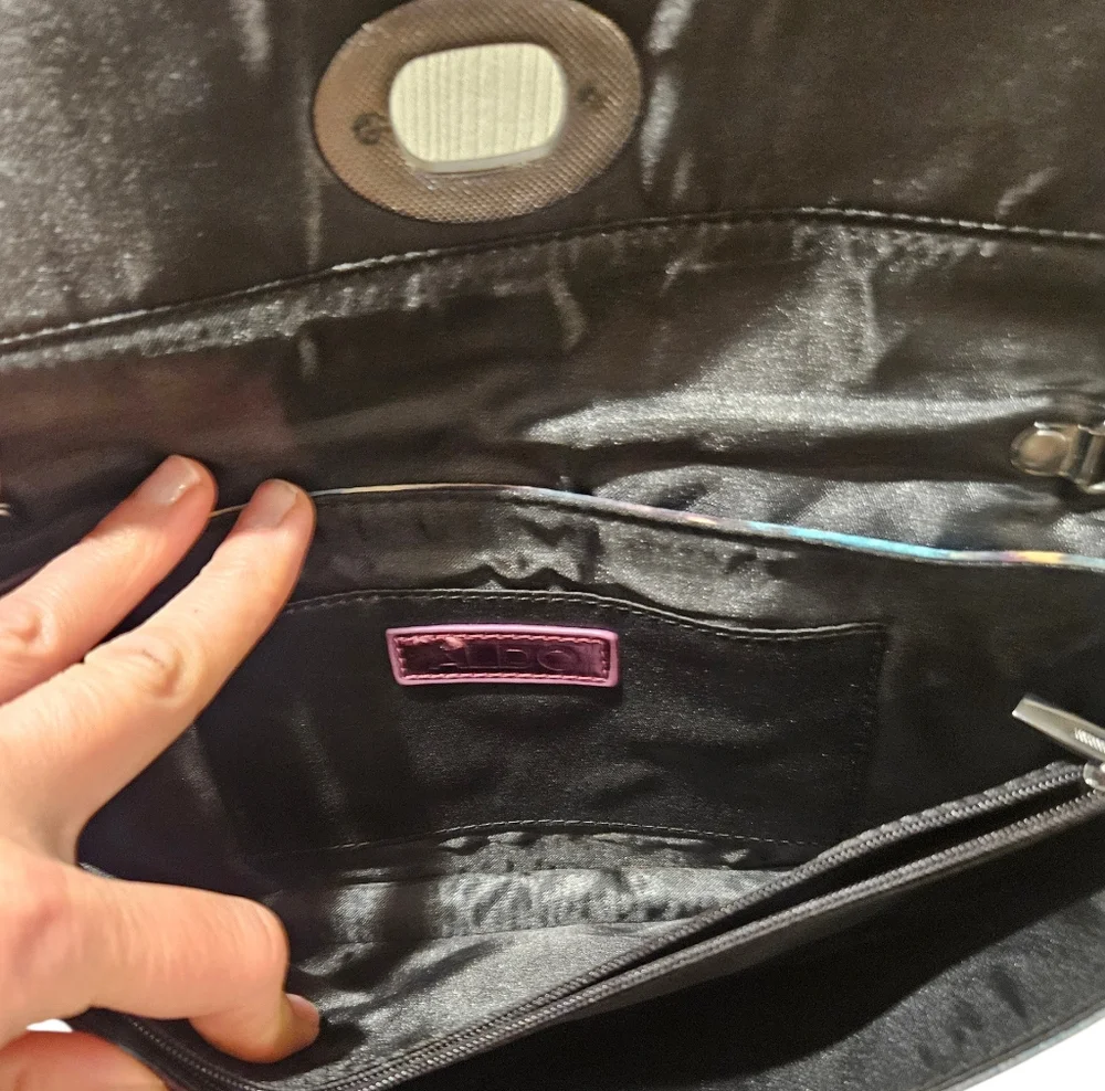 ALDO Juberra iridescent crossbody bag multi color NWT